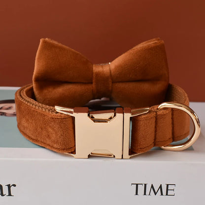 Peachy Dog Collar Set