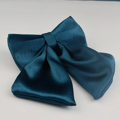 Vintage Blue Dog Collar and Bow Set